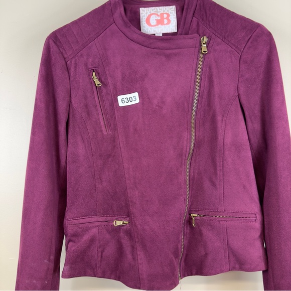 GB xsmall 15 p2p. 19” length zips purple great preowned condition - Picture 4 of 11